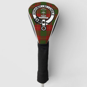 Clan Cameron Crest Badge & Tartan Golf Head Cover