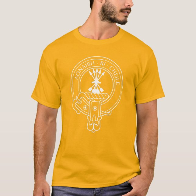 Clan Cameron Crest T-Shirt (Front)