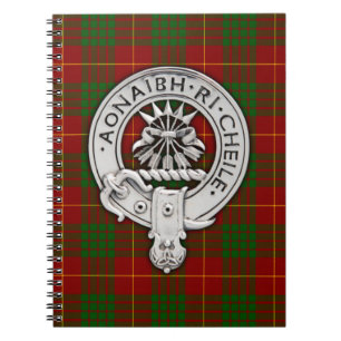 Clan Cameron Crest & Tartan Notebook