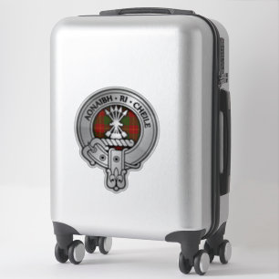 Clan Cameron Crest & Tartan Sticker