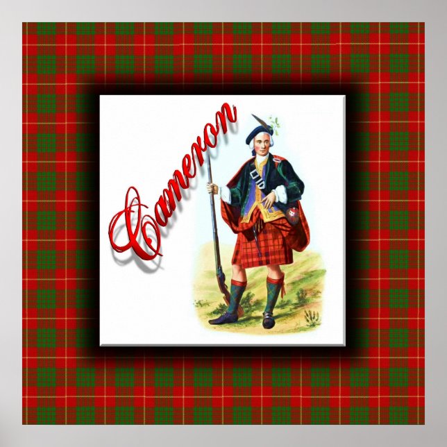 Clan Cameron Scottish Dream Poster (Front)