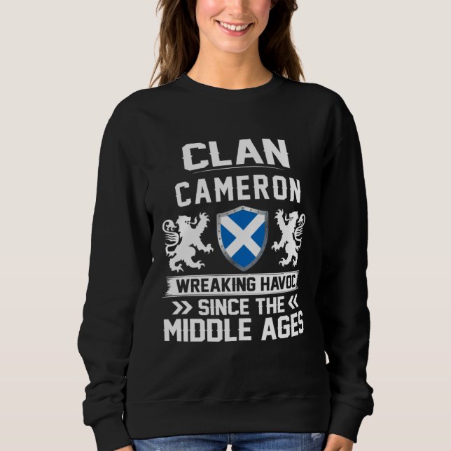 Clan CAMERON scottish family scotland mothers day  Sweatshirt (Front)