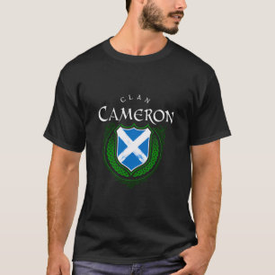 Clan Cameron Surname Scottish Clan Scotland Flag S T-Shirt