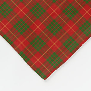 Clan Cameron Tartan Fleece Blanket