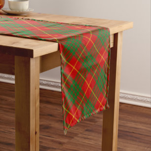 Clan Cameron Tartan Long Table Runner