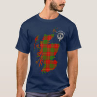 Clan Cameron Tartan Map & Crest