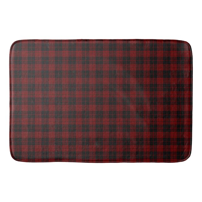 Clan Cameron Tartan Plaid Bath Mat (Front)