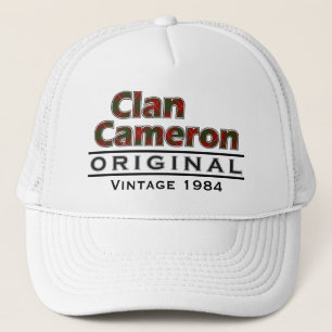 Clan Cameron Vintage Customise Your Birthyear Trucker Hat