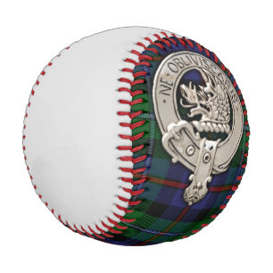 Clan Campbell Crest & Cawdor Tartan Baseball