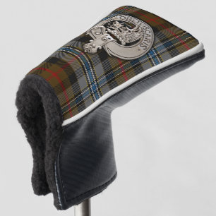 Clan Campbell Crest & Hunting Tartan Golf Head Cover