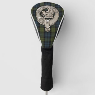 Clan Campbell Crest & Tartan Golf Head Cover