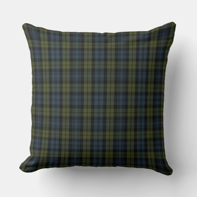 Clan Campbell Tartan Cushion (Front)