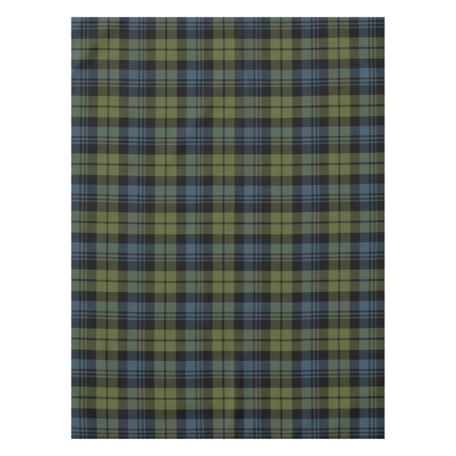 Clan Campbell Tartan Tablecloth (Front)