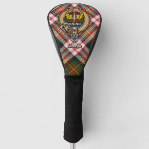 Clan Carnegie Crest over Dress Tartan Golf Head Cover