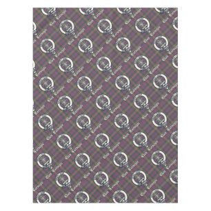 Clan Carnegie Crest Tartan Tablecloth