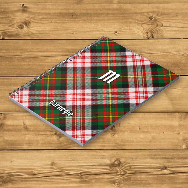 Clan Carnegie Dress Tartan Notebook (Creator Uploaded)