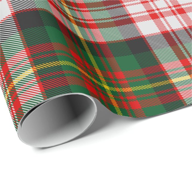 Clan Carnegie Dress Tartan Wrapping Paper (Roll Corner)