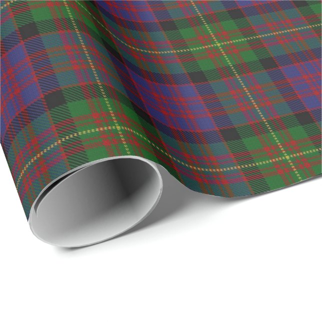 Clan Carnegie Scottish Tartan Wrapping Paper (Roll Corner)