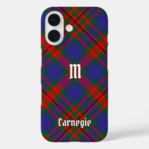 Clan Carnegie Tartan iPhone 16 Case