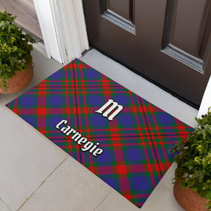 Clan Carnegie Tartan Doormat