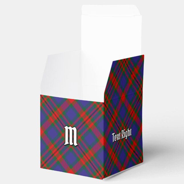 Clan Carnegie Tartan Favour Box (Opened)