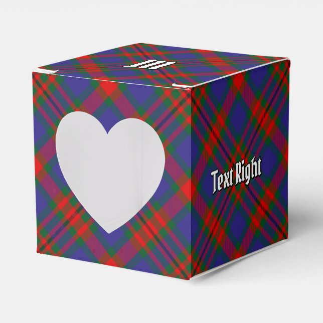 Clan Carnegie Tartan Favour Box (Front Side)