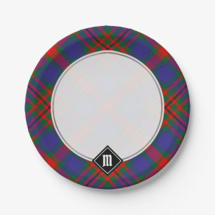 Clan Carnegie Tartan Paper Plate