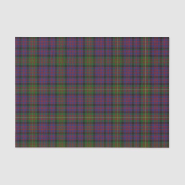 Clan Carnegie Tartan Plaid Tissue Paper (Front)