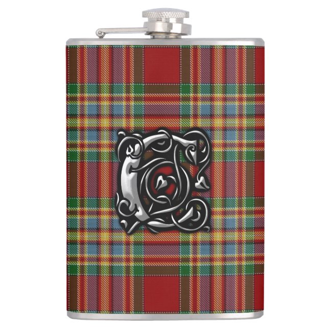 Clan Chattan Tartan Old Scotland Flask (Front)