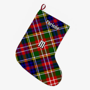 Clan Christie Tartan Large Christmas Stocking