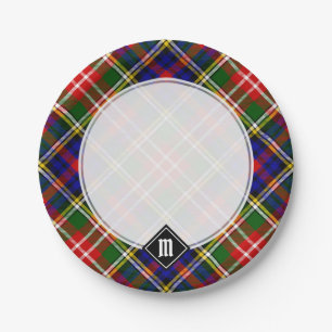 Clan Christie Tartan Paper Plate