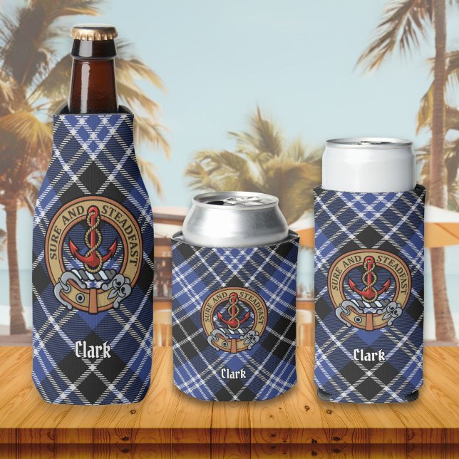 Clan Clark Crest Bottle Cooler (Creator Uploaded)