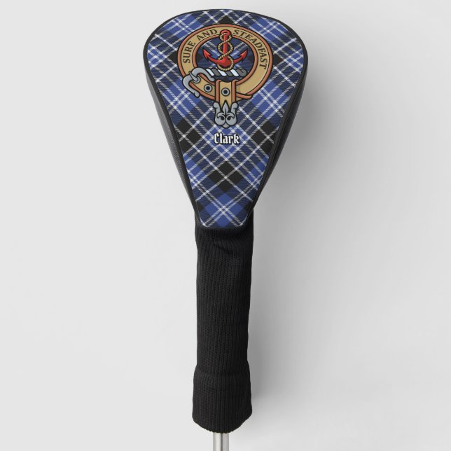 Clan Clark Crest Golf Head Cover (Front)