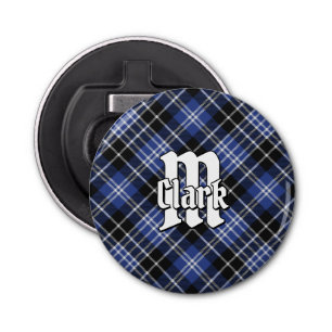 Clan Clark Tartan Bottle Opener