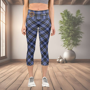 Clan Clark Tartan Capri Leggings