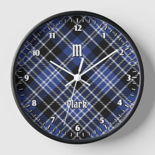 Clan Clark Tartan Clock