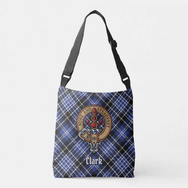 Clan Clark Tartan Crossbody Bag (Front)