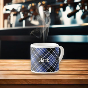 Clan Clark Tartan Espresso Cup