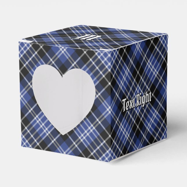 Clan Clark Tartan Favour Box (Front Side)