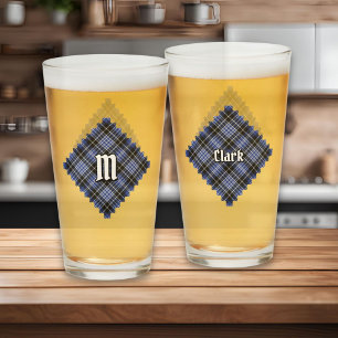 Clan Clark Tartan Glass