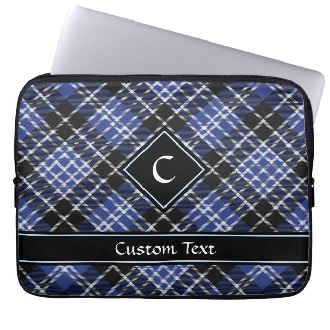 Clan Clark Tartan Laptop Sleeve (Front)