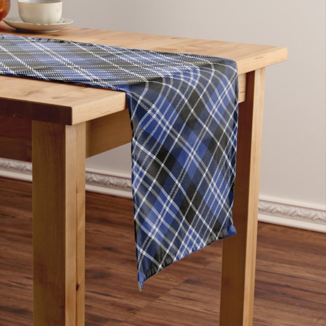 Clan Clark Tartan Long Table Runner (In Situ)