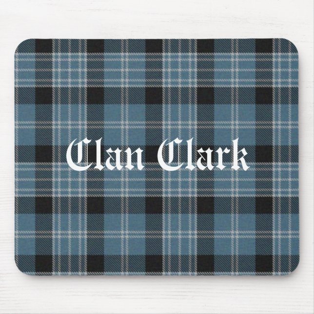 Clan Clark Tartan Mouse Pad (Front)