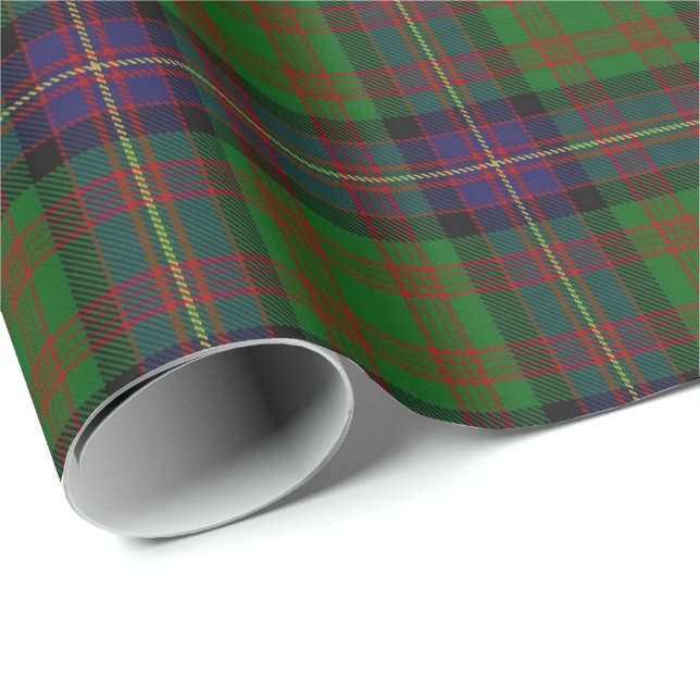 Clan Cochrane Cochran Scottish Tartan Wrapping Paper (Roll Corner)