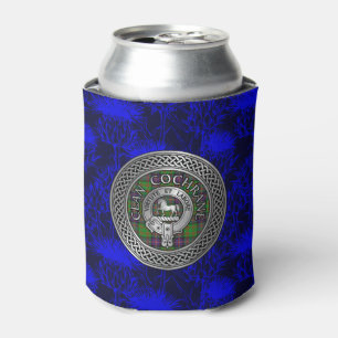 Clan Cochrane Crest & Tartan Knot Can Cooler
