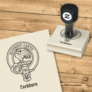 Clan Cockburn Crest Rubber Stamp