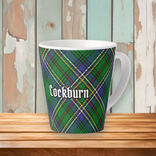 Clan Cockburn Tartan Latte Mug