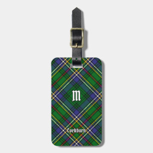Clan Cockburn Tartan Luggage Tag