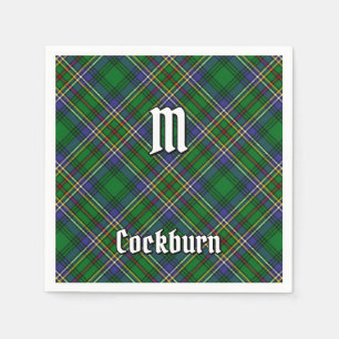 Clan Cockburn Tartan Napkin