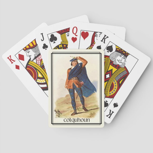 Clan Colquhoun Classic Scotland Playing Cards (Back)